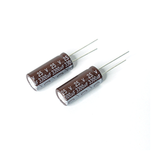 125 degree liquid plug-in electrolytic capacitor