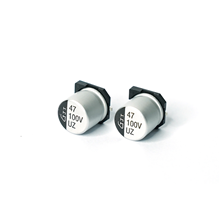 Liquid surface mount electrolytic capacitors (ultra-low impedance)