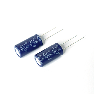 105 degree liquid plug-in electrolytic capacitor